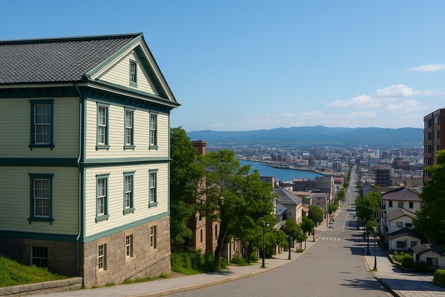 hilltop-street-overlooking-harbor-cityscape-japan